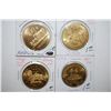 Image 1 : Various State Trade Tokens; Lot of 4; EST. $5-10
