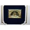 Image 1 : 22K Gold Replica Stamp With Enlarged Reproduction Of Original Stamp; Original Date of First Day Issu