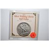 Image 2 : 1943-D Walking Liberty Half Dollar In Full Color With History; EST. $15-20