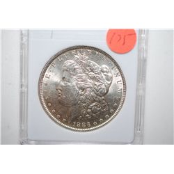 1886 Silver Morgan $1; MCPCG Graded MS62; EST. $60-80