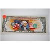 Image 1 : 1999 US Federal Reserve Note $1; Chicago IL Reserve; Colorized Bill; EST. $3-5