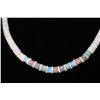 Image 2 : Puka Shell Necklace With Colored Accents; EST. $5-10