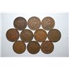 Image 1 : Indian Head One Cent; Various Dates & Conditions; Lot of 10; EST. $10-20