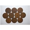 Image 2 : Indian Head One Cent; Various Dates & Conditions; Lot of 10; EST. $10-20