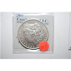 1900 Silver Morgan $1; EST. $30-40