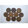 Image 2 : Indian Head One Cent; Various Dates & Conditions; Lot of 10; EST. $10-20