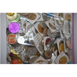 Various Tokens, Medals, Wooden Nickels, Etc.; Five (5) Pounds By Weight; EST. $30-50