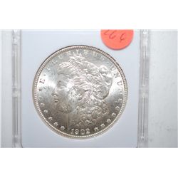 1902-O Silver Morgan $1; MCPCG Graded MS62; EST. $60-80