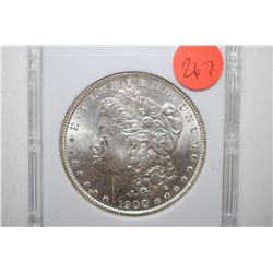 1900-O Silver Morgan $1; MCPCG Graded MS63; EST. $60-80