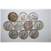 Image 1 : Standing Liberty Quarter; Various Dates, Mint Marks & Conditions; Lot of 10; EST. $60-80