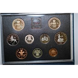 1989 United Kingdom Proof Coin Collection; EST. $20-30