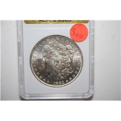 1883-O Silver Morgan $1; MCPCG Graded MS63; EST. $65-90