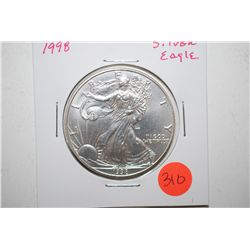 1998 Silver Eagle $1; EST. $35-45