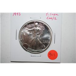 1993 Silver Eagle $1; EST. $35-45