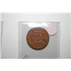 Image 2 : 1853 Large One Cent; EST. $20-30