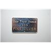 Image 2 : 1973 Mount Everest Mint Silver Ingot; .999 Fine Silver 1 Oz.; EST. $30-40