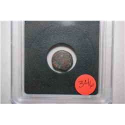 c. 50BC-50AD Biblical Widow's Mite Ancient Coin; INB Graded; EST. $20-40