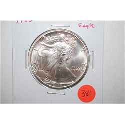 1986 Silver Eagle $1; EST. $35-45