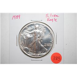 1989 Silver Eagle $1; EST. $35-45