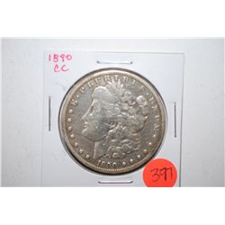 1890-CC Silver Morgan $1; EST. $100-150