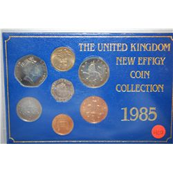 1985 United Kingdom "New Effigy" Coin Collection; EST. $5-10