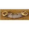 Image 2 : WWII AAF PILOTS WINGS-STERLING-MAKER"MEYER-2" CRIMP BCK