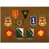 Image 1 : 10 WWII PATCH COLLECTION-REG, DIV, & INSIGNIA