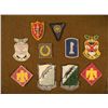 Image 2 : 10 WWII PATCH COLLECTION-REG, DIV, & INSIGNIA