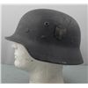 Image 1 : CAPTURED WWII HELMET WITH NAZI NAVY EAGLE & SWASTIKA