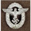 Image 1 : NAZI POLICE ORIG HIGH OFFICERS INSIGNIA SILVER EAGLE