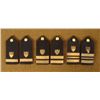 Image 1 : 3 Pairs Navy Shoulder Boards 1, 2 and 3 Stripes