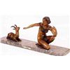 Image 1 : "Deco With Fawn" Bronze Sculpture - Chiparus