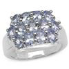 Image 1 : 2.21 Carat Tanzanite .925 Sterling Silver Rings