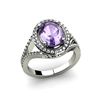 Image 1 : Tanzanite 4.08 ctw & Diamond Ring 18kt W/Y  Gold