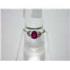 Image 1 : NATURAL14.75 CTW RUBY RING .925 STERLING SILVER