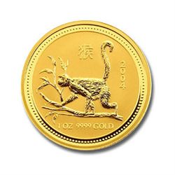 Australian Lunar Gold Half Ounce Gold 2004 Monkey
