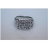 Image 1 : 27.0 CTW CZ RING .925 STERLING SILVER