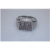 Image 1 : 24.4 CTW CZ RING .925 STERLING SILVER