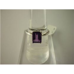 13.25 CTW AMETHYST RING .925 STERLING SILVER