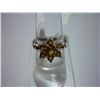 Image 1 : 39.50 CTW CITRINE AND SMOKEY TOPAZ RING .925 STERLING S