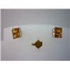 Image 1 : 13.00 CTW CITRINE EARRING .925 STERLING SILVER