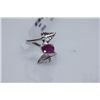 Image 1 : 13.56 CTW RUBY RING .925 STERLING SILVER