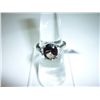 Image 1 : 18.00 CTW SMOKEY TOPAZ AND WHITE TOPAZ RING .925 STERLI