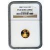 Image 1 : Certified Proof American Gold Eagle $5 1988 PF69 NGC