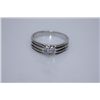 Image 1 : 17.5 CTW CZ RING .925 STERLING SILVER