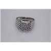 Image 1 : 23.6 CTW CZ RING .925 STERLING SILVER