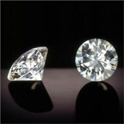 GT0611120030 Pair 2 Ct. Brilliant cut Round VVS1 Color