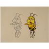 Image 2 : Yawning Bee Orig Cel Animation Drawing Cheerios Buzz