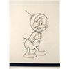 Image 2 : Framed Original Animation Donald Duck Cel Drawing Space