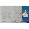 Image 2 : Ducks Orig Cel Background Drawing Pond Animation Art